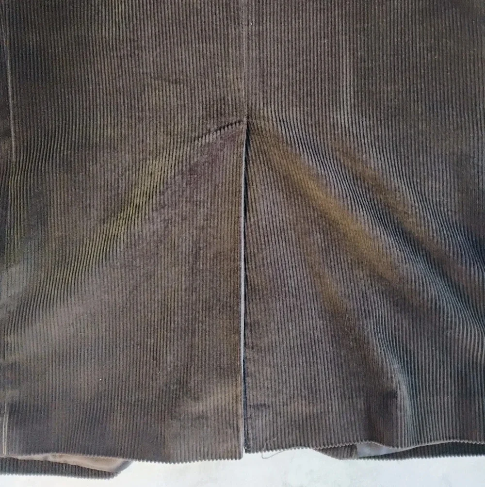 Meeting Street Chocolate Brown Corduroy Blazer Jacket‎ Academia Size 46 Long